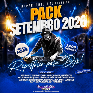 CAPA PACK SETEMBRO 2026 - REPERTÓRIO DJS VIP